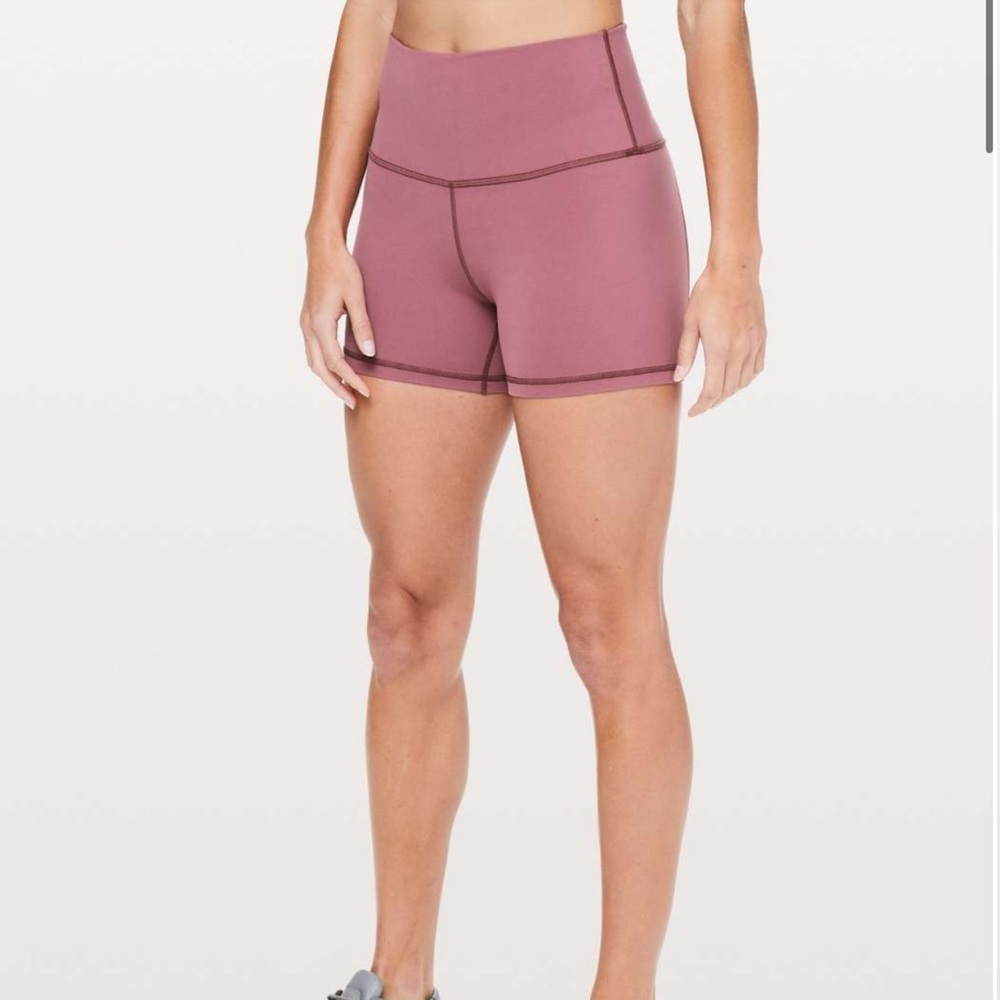 Lululemon Align 4” short Misty Merlot